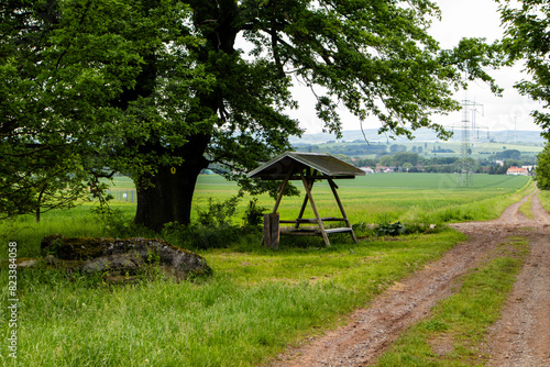 Resting place by the country road