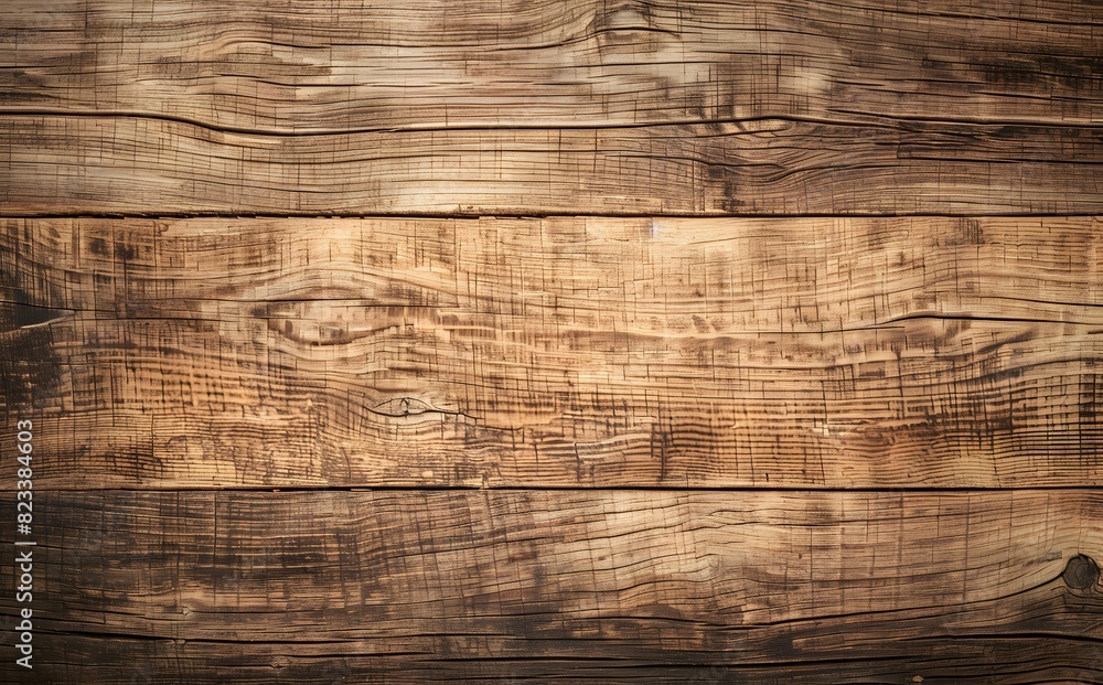 Fototapeta premium Brown Wooden Texture Background with Natural Grain Design