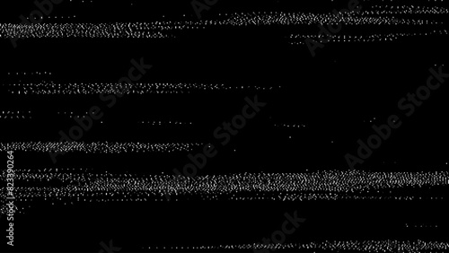 Analog Static Noise Glitch Effect. Digital Pixel Noise. VHS Corrupted Signal. Damaged Error Television Image. Vector illustration.
