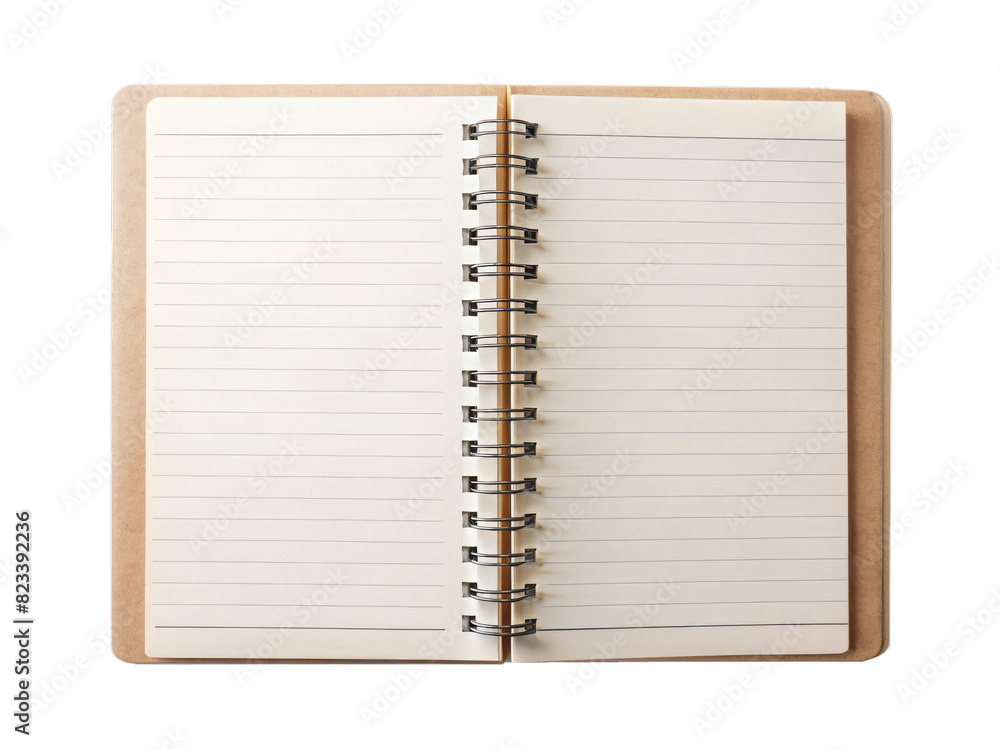 a close-up of an open spiral notebook with lined pages a close-up of an open spiral notebook with lined pages
