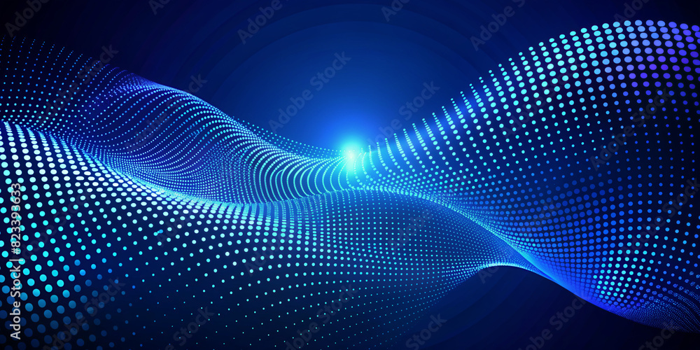 3D abstract dark blue background with dots pattern vector design, technology theme, dimensional dotted flow in perspective, big data, nanotechnology. 3D abstract dark blue background with dots pattern vector design, technology theme, dimensional dotted flow in perspective, big data, nanotechnology.