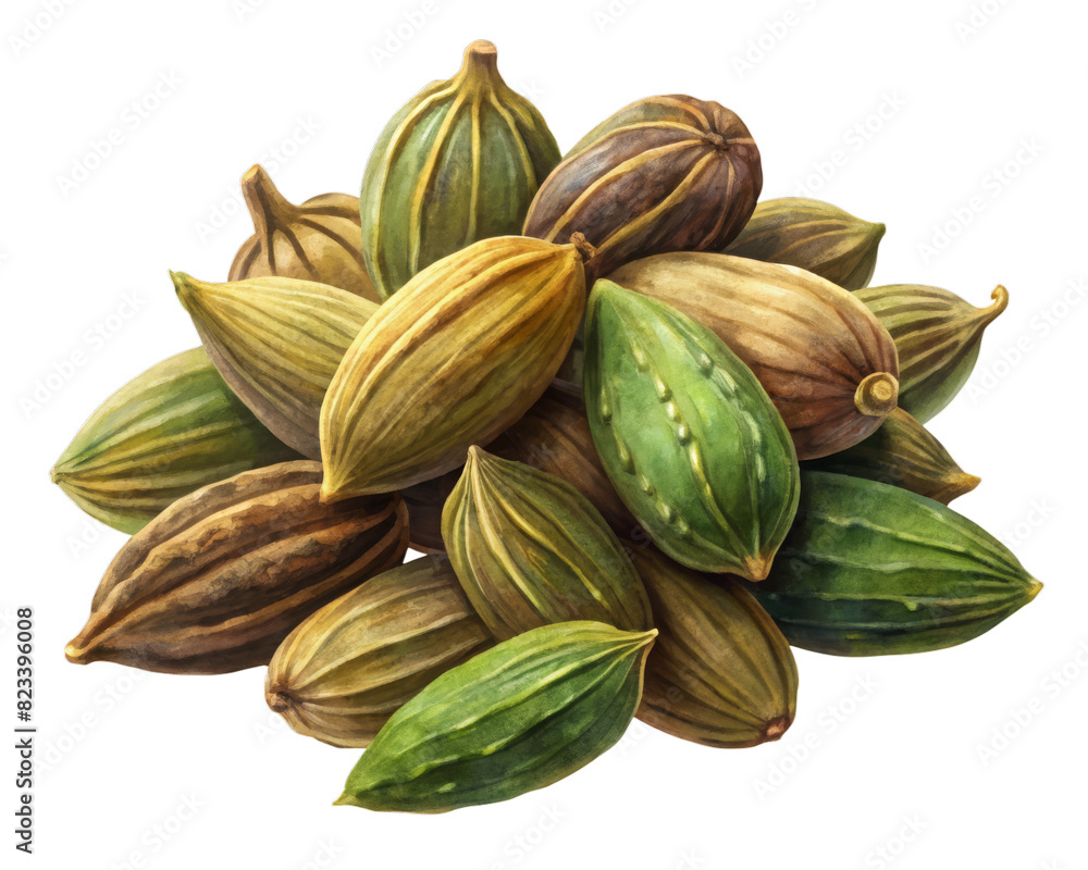 cardamon on transparent background cardamon on transparent background