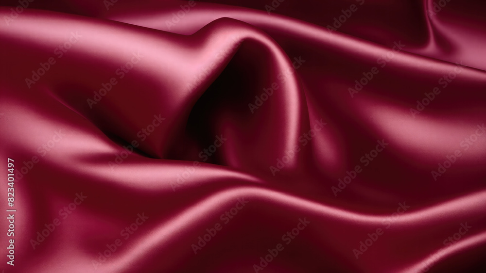 Luxury Maroon satin smooth fabric background Luxury Maroon satin smooth fabric background
