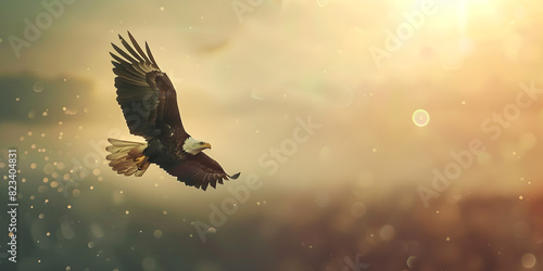 Beautiful eagle bird flying american eagle wallpaper image