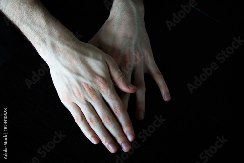 Obraz na płótnie Male Hands