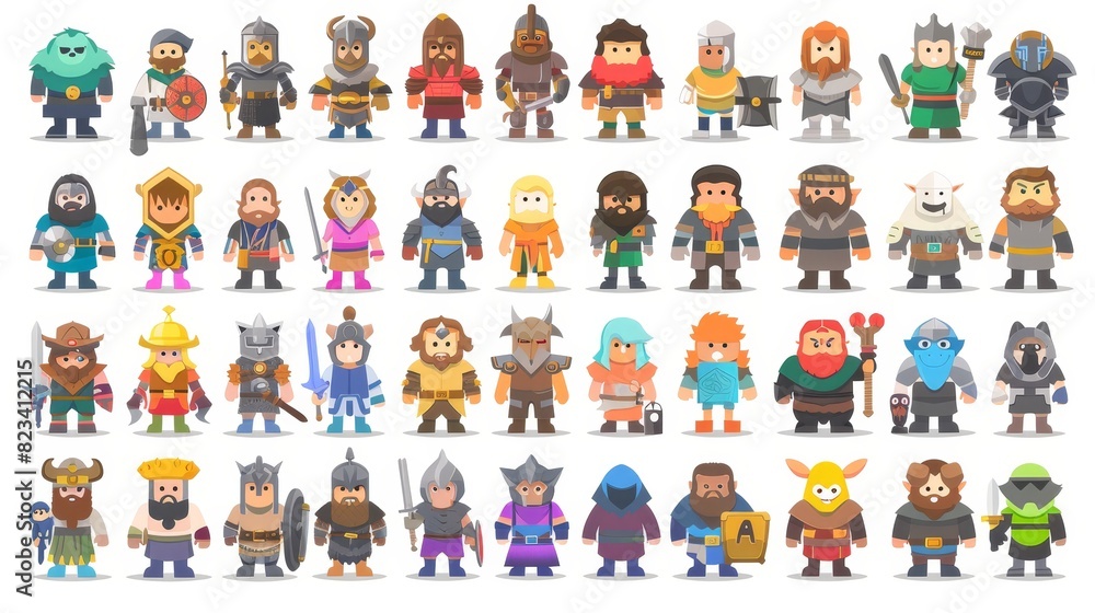 Modern Characters For Kids: Set of 92 Cartoon Classic Tales Characters Modern Characters For Kids: Set of 92 Cartoon Classic Tales Characters