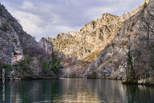 Matka canyon lake in Northern Macedonia