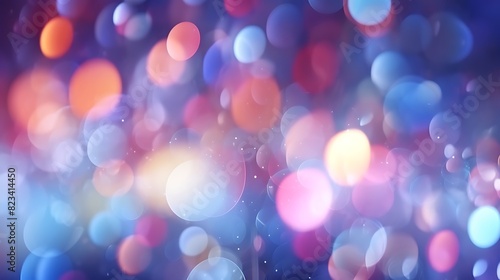 Abstract background with bokeh defocused lights