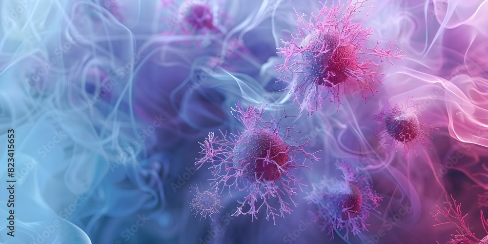 Detailed visualization of allergic reactions in skin mast cells releasing histamines. Concept Mast Cell Activation, Histamine Release, Allergic Reactions, Skin Inflammation, Cellular Pathways Detailed visualization of allergic reactions in skin mast cells releasing histamines. Concept Mast Cell Activation, Histamine Release, Allergic Reactions, Skin Inflammation, Cellular Pathways
