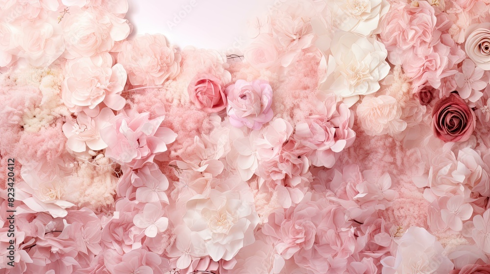 petals pink floral background petals pink floral background