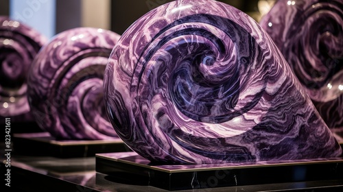 museum purple marble