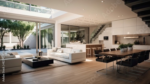 Wallpaper Mural plan blurred modern home interiors Torontodigital.ca