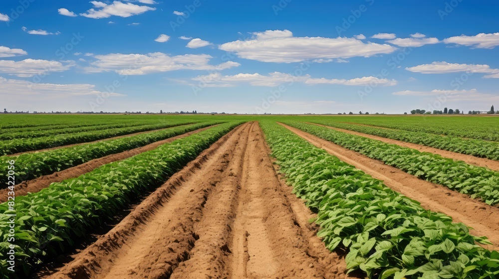 field farming potato vegetable