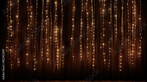 textured wood background lights photo