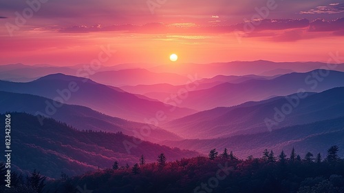 nature landscape sky sunrise mountains scenic sunset travel outdoors morning forest beautiful