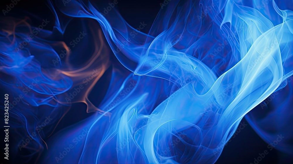 Fototapeta premium mesmerizing fire blue