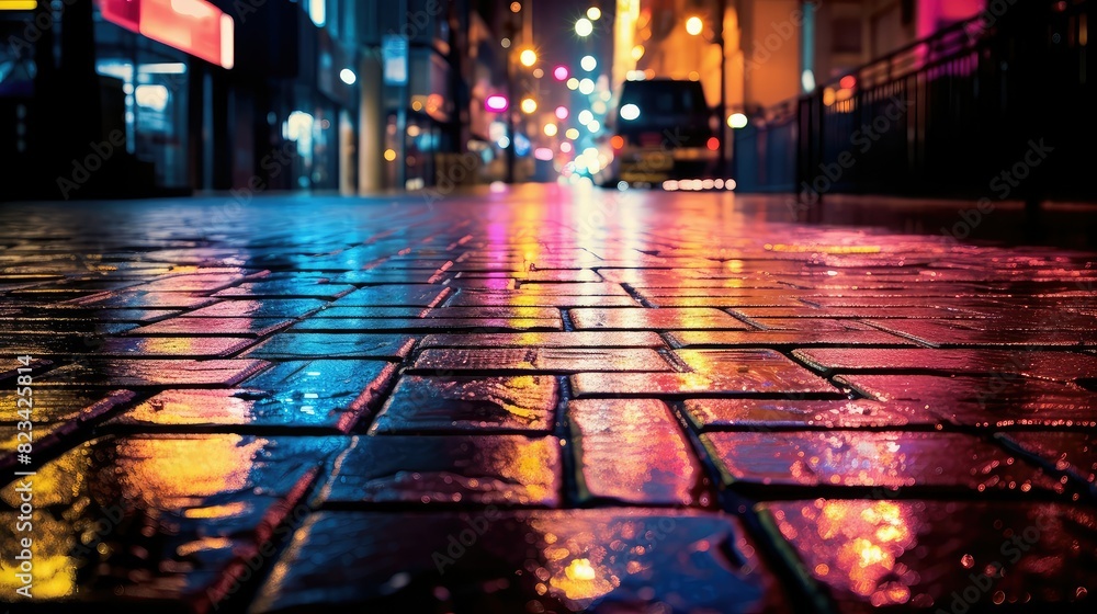 pavement city lights texture pavement city lights texture