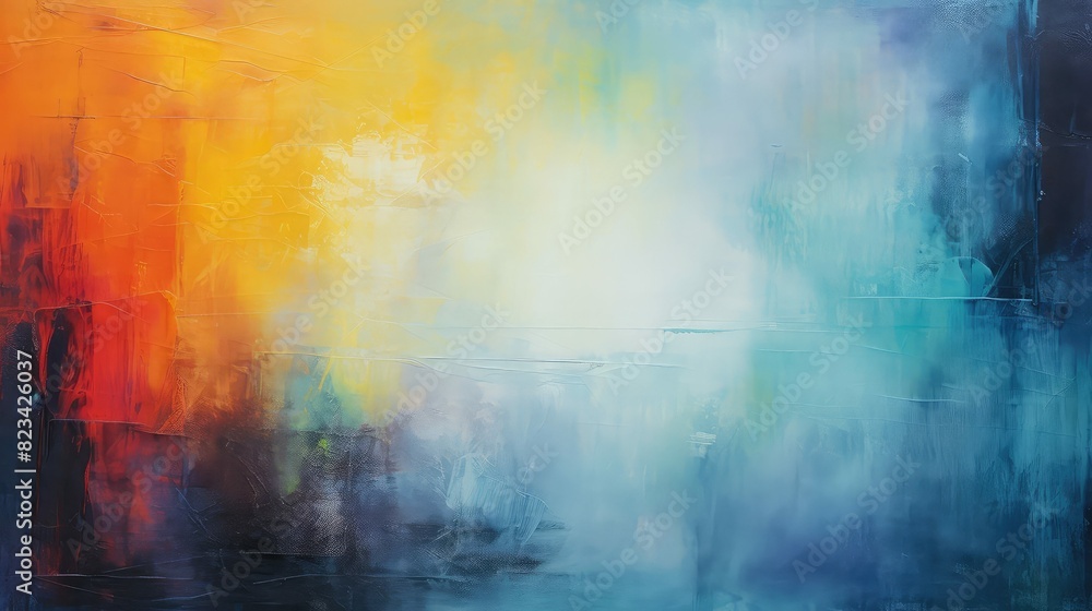 Naklejka premium vibrant abstract oil pastel