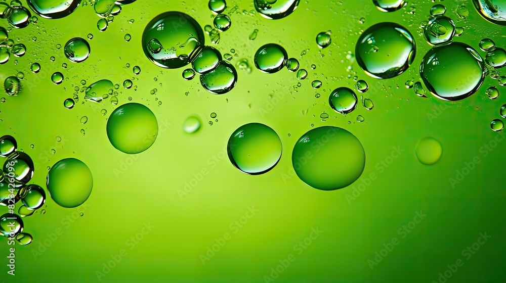 water green oil drop