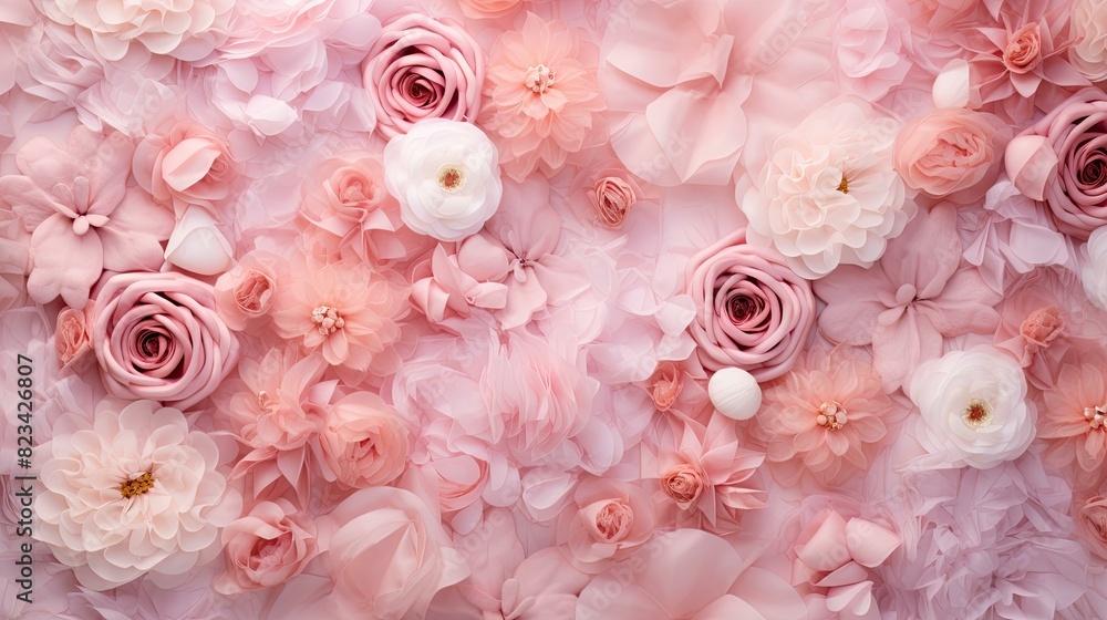 shades pink floral background shades pink floral background