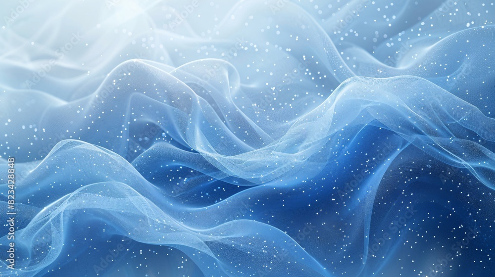 Blue Abstract Particle Business Technology Background Blue Abstract Particle Business Technology Background