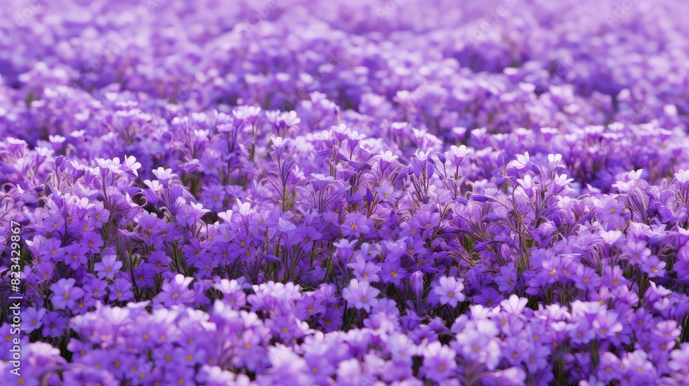 Fototapeta premium gradient violet flower pattern