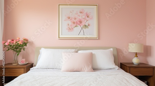 bedroom pink walls