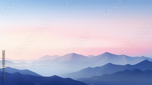 sunrise pastel lines © vectorwin