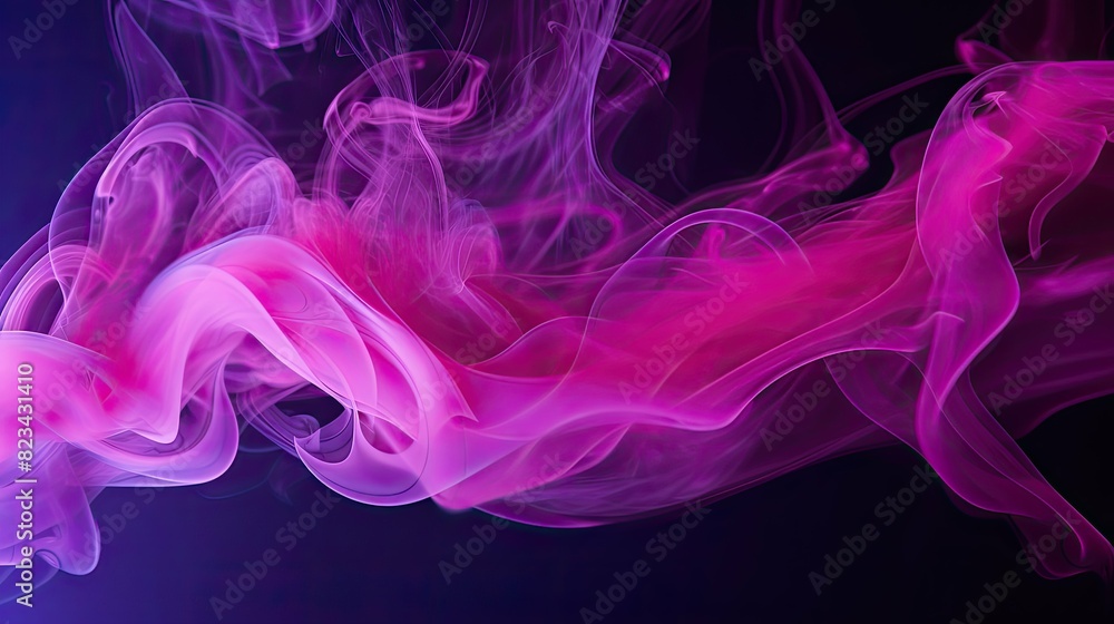 frame pink purple smoke