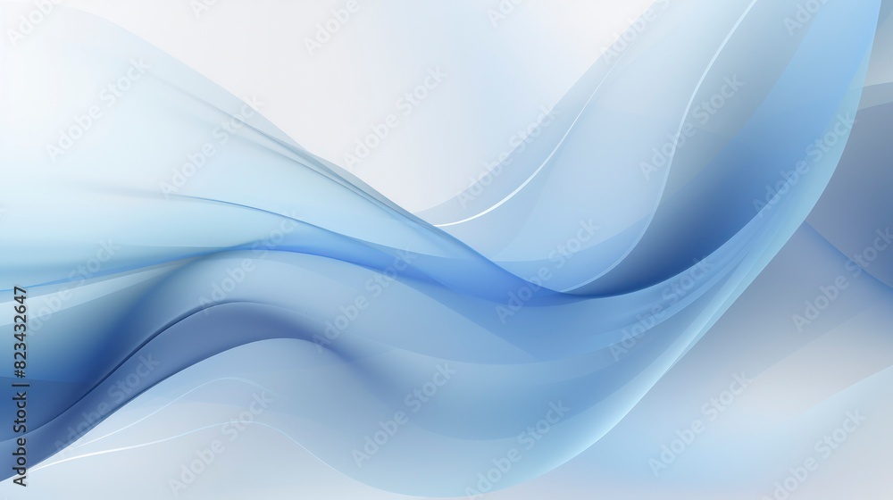 Abstract background with smooth lines in blue and white colors Abstract background with smooth lines in blue and white colors