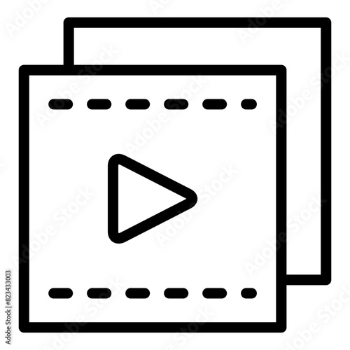 TV series icon. Playlist Icon