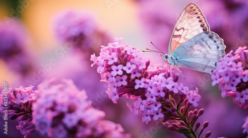 butterfly lavender pink © vectorwin