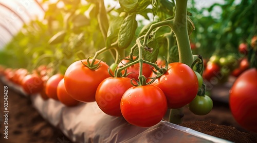 tomato background crop farm