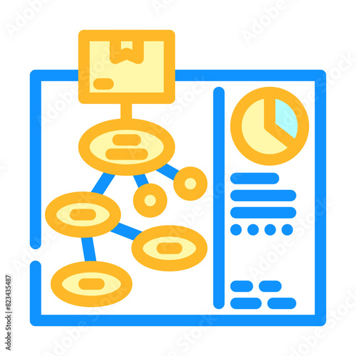 use case analysis color icon vector. use case analysis sign. isolated symbol illustration