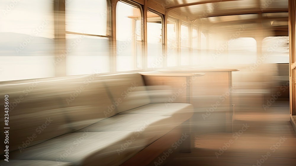 ethereal blurred boat interior ethereal blurred boat interior