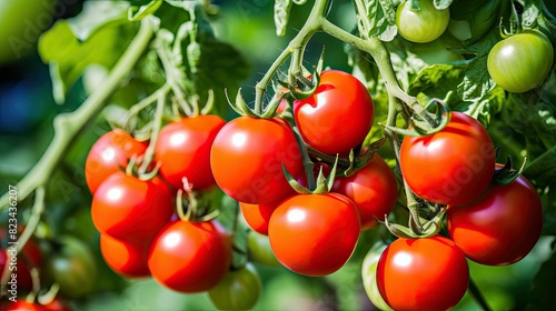 garden healthy tomato red