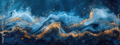 Abstract marble texture with gold splashes Vivid and Luminous Abstract Backgrounds Showcasing Innovative Wavy new Design