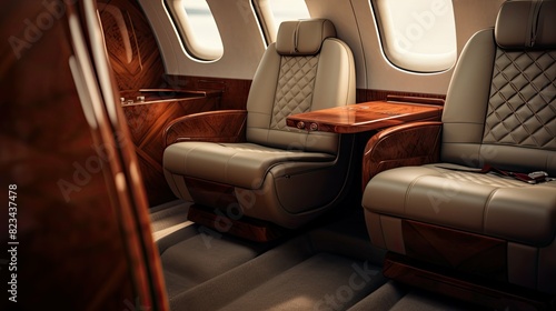 sophistication blurred leather interior © vectorwin