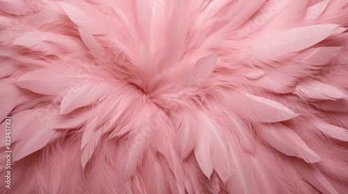 elegant pink feather