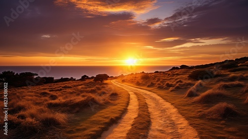 horizon path sun © vectorwin