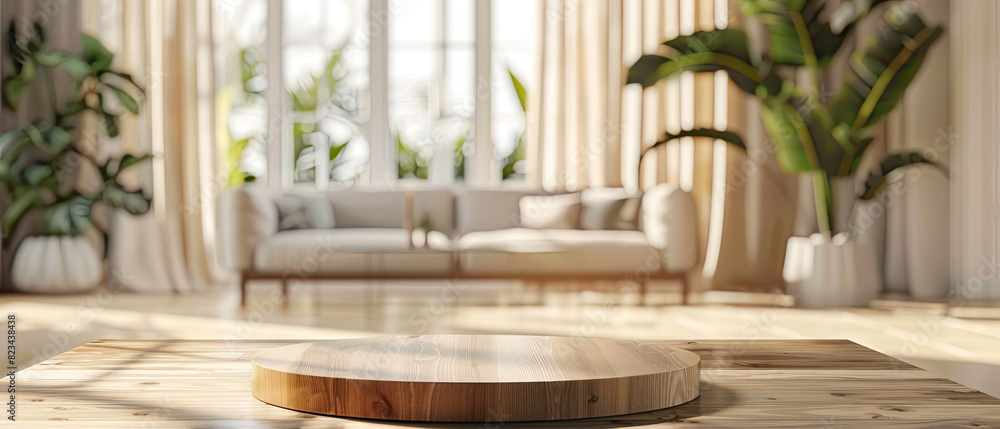 Modern living room interior with sunlight Modern living room interior with sunlight