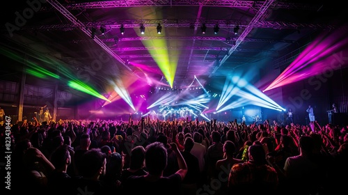 Wallpaper Mural stage dark hangar Torontodigital.ca