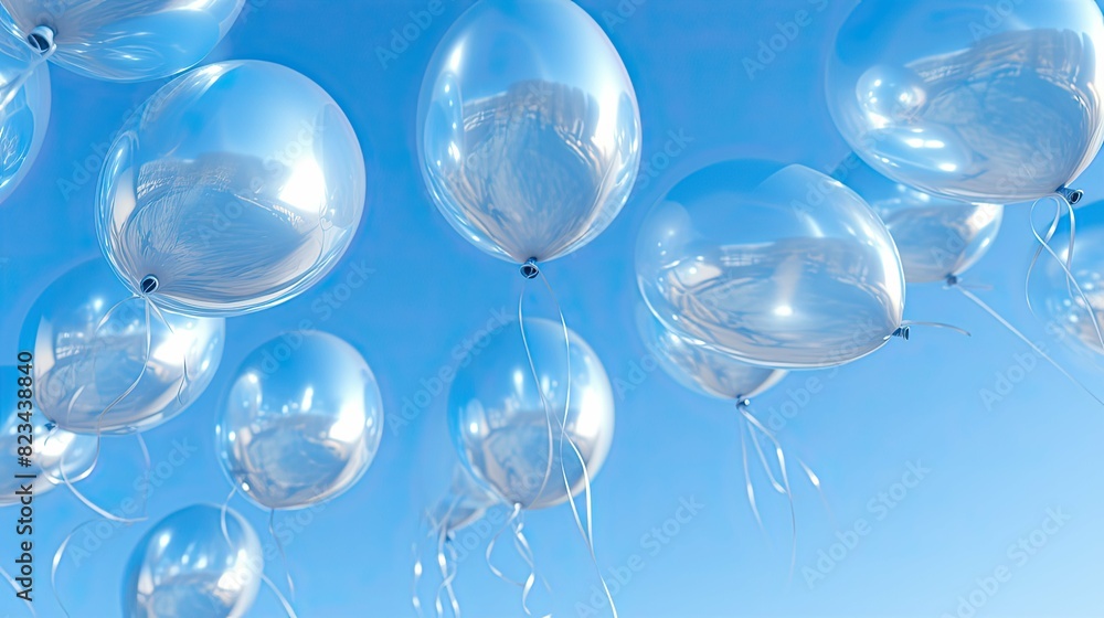 helium silver and blue balloons helium silver and blue balloons