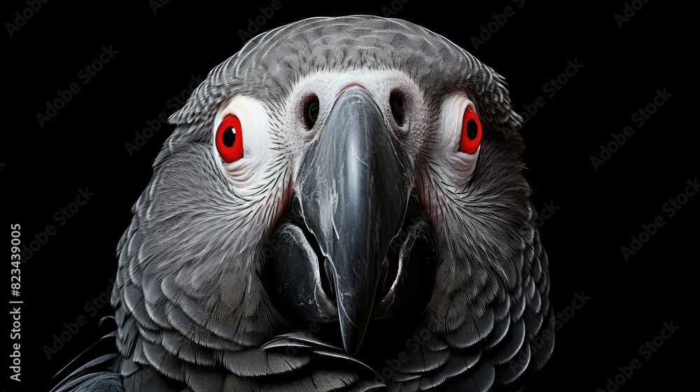 Fototapeta premium parrot african grey