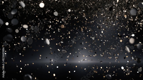 confetti silver dots