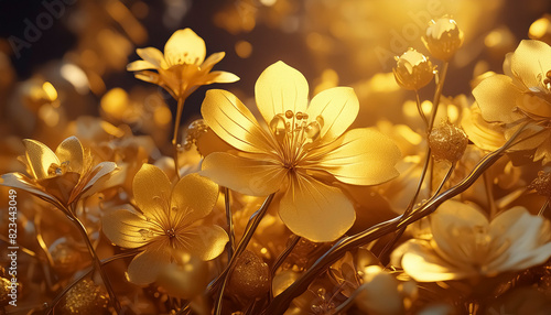 Golden blossoms