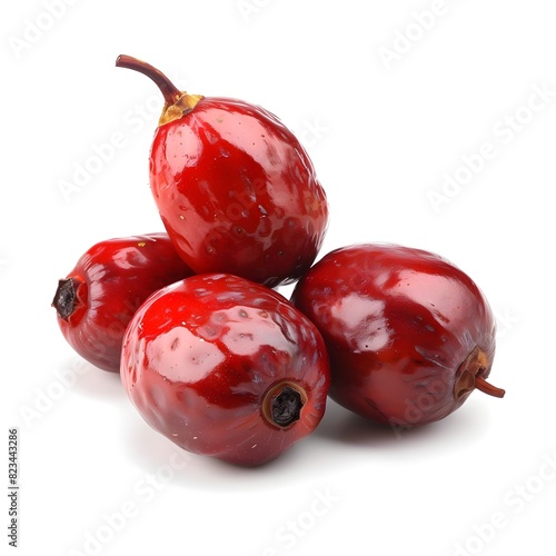  jujube on white background photo