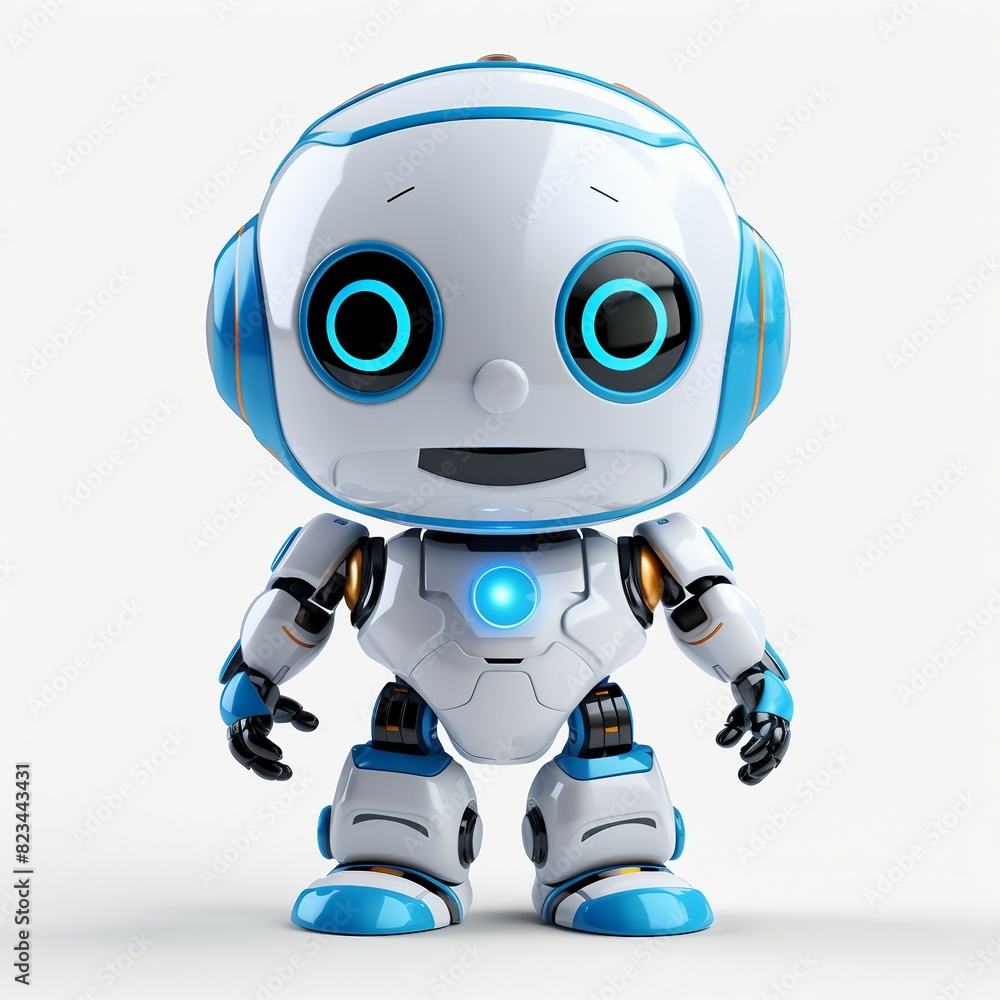 cute blue robot cute blue robot