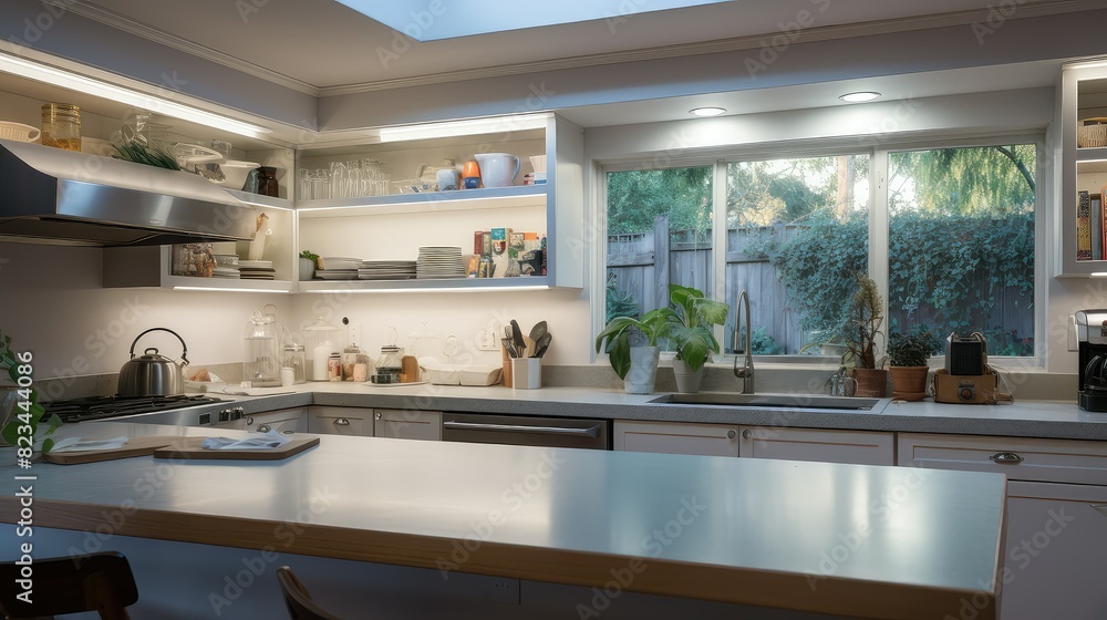 Fototapeta premium bright home recessed lighting