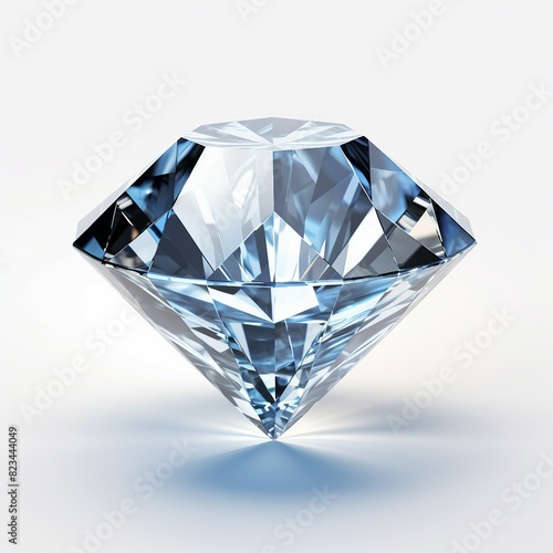 diamond on white background